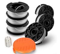 Lot de 311 bobines de fil de rechange pour débroussailleuse Blackdecker Af-100 - 0,2 cm - 9,1 m - Têtes pré-enroulées avec ressort (6 + 1 + 1)