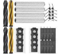 Lot de 32 accessoires compatibles avec les aspirateurs complets Dreame Aqua10 Ultra Roller / Aqua10 Ultra Track, comprend 4 brosses principales, 8 brosses latérales, 8 sacs à poussière, 4 balais à