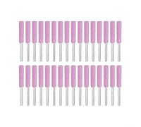 Lot de 32 aiguiseurs diamantés pour tronçonneuse - Outil d'affûtage de pierre - Outil de meulage - Pour tronçonneuse, pierre, bijoux en bois (4 mm)