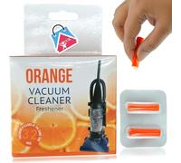 Lot de 32 bâtons désodorisants pour aspirateur - Parfum orange - Longue durée - Désodorisant universel pour poils d'animaux, poussière et odeurs