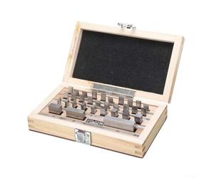 Lot de 32 blocs métriques en acier traité thermiquement pour une utilisation dans la mesure dimensionnelle précise et l'étalonnage des outils (niveau 0)