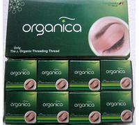Lot de 32 bobines de fil en coton bio pour arcade sourcilière 300 m