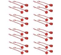 Lot de 32 bouchons anti-poussière pour embrayage hydraulique - Protection efficace - En caoutchouc - Pour raccord hydraulique ISO7241-B - Rouge