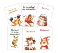 Lot de 32 cartes d'affirmation pour enfants : imperméables, renforcent la conscience chez les enfants - Éducatives - Cartes de sentiment, de motivation pour les enfants - Lot de cartes avec