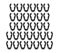 Lot de 32 clips de câble en plastique pour pieds de microphone - Gestion efficace des câbles pour musiciens et ingénieurs audio (grande taille)