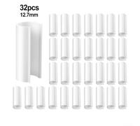 Lot de 32 colliers de serrage pour fixation de film de serre sur les structures de tuyaux en PVC, cadres froids et cadres de couverture de rangée (12,7 mm)
