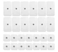 Lot de 32 électrodes Tens - 18 x 5 x 5 cm + 14 x 5 x 9 cm - Kit d'électrodes autocollantes en gel - Pour appareil Tens - Réutilisable - Convient pour les appareils Tens et les appareils d'entraînement