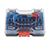 Lot de 32 embouts de tournevis magnétiques avec adaptateur et tige d'extension pour réparation de maison, bricolage, installation de meubles PH1 PH2 1/4 pouce Hex en alliage d'acier à changement