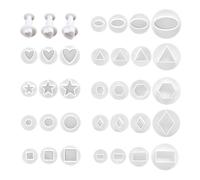 Lot de 32 emporte-pièces pour pâte à sucre - Moule à pâtisserie - Moule à piston - Moule à tarte