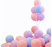 Lot de 32 grands ballons ronds en latex pour décoration de fête d'anniversaire, de mariage - 45,7 cm - Macron