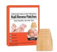 Lot de 32 patchs de réparation pour ongles d'orteils - Pansements pour ongles d'orteils - Accessoires de soins des pieds pour perte incarnée - Urgence quotidienne et nocturne