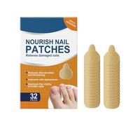 Lot de 32 patchs de soin nourrissant pour ongles des orteils, patchs de soin de pédicure, bouclier résistant à l'abrasion, utilisation quotidienne, voyage, routine de nuit