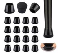 Lot de 32 protections de pieds de chaise en silicone pour sols en bois dur, protection de sol pour chaises, capuchons de pieds de chaise pour protéger les sols en bois contre les rayures, ne se