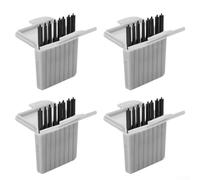 Lot de 32 protège-cérumens pour appareils auditifs, filtres pour appareils auditifs Phonak pour appareils auditifs Cerustop, attrape-cérumen avec brosse de nettoyage, filtres de rechange