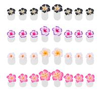 Lot de 32 séparateurs d'orteils en silicone pour nail art, pédicure, pédicure, pour salon de manucure (couleur assortie)