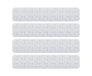 Lot de 32 tampons absorbants minéraux pour humidificateurs Dreo HM713 et HM713S - Filtre à calcaire en coton PP, tampon humidificateur PTC, piège minéral blanc