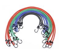 Lot de 32 Tendeurs Elastique avec Crochets,Sangle de Traction de Extensible,4 Longueurs et Couleurs(40/60/ 80/ 100cm) Porte Bagages tendeurs,Panier de vélo Corde Elastique