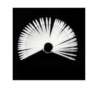 Lot de 320/400 bâtonnets de présentation pour ongles - Couleurs naturelles - Avec anneau - Faux pointes - Pratique pour l'art - S Ballet N