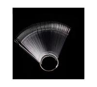 Lot de 320/400 bâtonnets de présentation pour ongles - Couleurs naturelles - Avec anneau - Faux pointes - Pratique pour l'art (400 pièces larges T)
