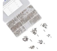 Lot De 325 Goujons à Souder, Vis à Souder Par Points 6 Types M3 M4 En Acier Inoxydable Pour Machines à Souder à Tête Plate.