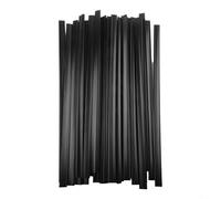 Lot de 33 bandes de bord de piscine en polyéthylène noir de 61 cm pour les doublures de piscine qui se chevauchent, clips de bord de piscine pour sécuriser et protéger les revêtements de piscine