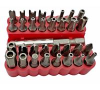 Lot de 33 embouts spéciaux U,Y, Tri-Wing, profil 5 étoiles, etc. Embouts spéciaux pour vis spéciales Embouts de sécurité avec porte-embout magnétique pour visseuse sans fil