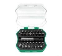 Lot de 33 têtes durables avec tige d'extension pour les tâches difficiles à atteindre, embouts de précision et alliage d'acier pour une performance robuste