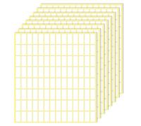 Lot de 3360 étiquettes blanches - 10 x 20 mm - Petites étiquettes autocollantes - Étiquettes de prix universelles - Étiquettes ménagères pour classeur, école, bureau, cuisine