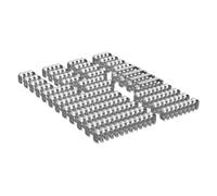 Lot de 34 guides de câbles en PVC pour 3 0-3 6 mm Gestion des câbles Arrangeure PC Bloc d'alimentation Câbles Peigne de routage