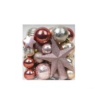 Lot de 3435 boules de Noël en plastique pour sapin et décoration de fête, pour mariages, fiançailles, banquets et événements d'entreprise (35 pièces)