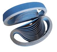 Lot de 35 bandes abrasives en corindon et zircone, 760 x 40 mm, 40-600, pour polissage des métaux, automobiles, bois, meubles, acier inoxydable, 35 pièces P120, 760 x 40 mm