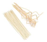 Lot de 35 bâtons diffuseurs en bois de rotin, 3 x 300 mm naturel et 2 x 240 mm ondulés pour diffuseur d'huile parfumée