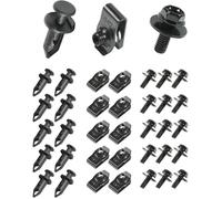 Lot de 35 boulons de protection pour moteur, pare-chocs, garde-boue, clips de fixation et rivets