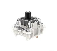 Lot de 35 commutateurs de clavier mécaniques linéaires pré-lubrifiés à 3 broches pour GPRO compatibles avec les dispositions de circuit imprimé remplaçables à chaud pour une saisie fluide (noir)