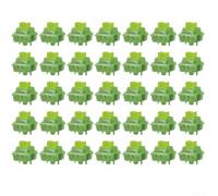 Lot de 35 commutateurs de clavier mécaniques linéaires tactiles silencieux pour Outemu V3 Lime Peach 5 broches Mise à niveau de frappe de jeu (LimeV3Sllent)