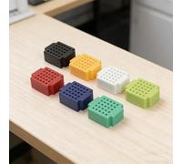 Lot de 35 contacts ZY-25 25 pour mini platine d'expérimentation sans soudure pour une utilisation dans l'éducation électronique et le développement de circuits