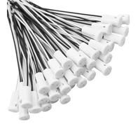 Lot de 35 douilles G4 avec support en céramique - Culot G4 - Avec câble de 10 cm - Douille en céramique G4 - Pour lampes à LED - Ampoule halogène - Grille
