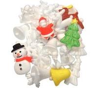 Lot de 35 formes de Noël en polystyrène.
