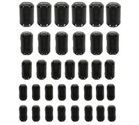 Lot de 35 noyaux amovibles en ferrite pour EMI et réduction du bruit RFI, pour les applications USB, AV et audio/vidéo