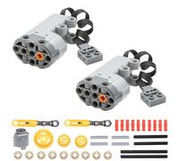Lot de 35 servomoteurs Power Functions 88004 compatibles avec Les pièces Techniques Lego MOC Bricks Power Up Building Block