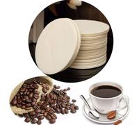 Lot de 350 filtres ronds en papier pour machine à expresso Aeropress - Améliorez votre saveur de café avec des matériaux naturels (marron)