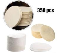 Lot de 350 filtres ronds pour Aeropress en matériau naturel pour préserver le goût de votre infusion (marron)