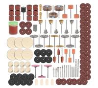 Lot de 350 mini manchons de ponceuse à tambour avec tige pour perceuse à ongles Dremel outils abrasifs rotatifs MOOKEENONE