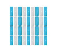 Lot de 36 bandes adhésives compatibles avec les systèmes d'éclairage d'armoire, simple à décoller et à coller, bandes murales