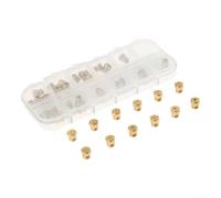 Lot de 36 buses de gaz en laiton massif M6 x 0,75 mm pour convertir les cuisinières, fours et tables de cuisson au propane en fonctionnement au gaz naturel (sac)