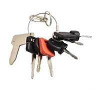 Lot de 36 clés d'allumage pour machines de chantier d'excavatrice, pour clés de rechange en métal et plastique, compatibles avec JLG CAT, JCB