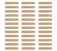 Lot de 36 dalles de sol autocollantes en PVC - Effet bois - Imperméable et antidérapant - Pour cuisine, salon, chambre à coucher - 91,44 x 15,24 cm - Couleur du logo