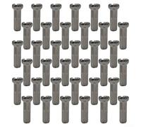 Lot de 36 écrous de rayon en laiton 14 mm pour roues de vélo de route 14 G