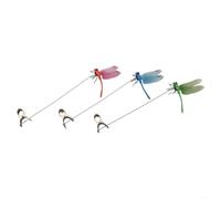 Lot de 36 fausses libellules 3D pour décoration de jardin et dissuasion des mouches