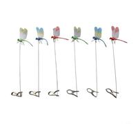 Lot de 36 fausses libellules 3D pour le jardin pour lutter efficacement contre les insectes (6 pièces)